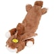 image 2 of Plush Super Soft Unstuffed Rabbit Dog Toy With Squeak 8x10x58cm