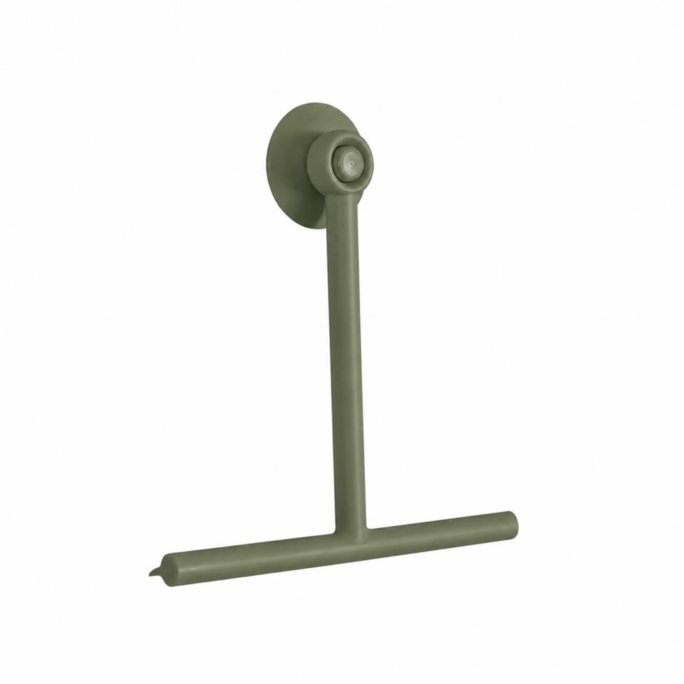 image 1 of Showerdrape Rocco Olive Green Bathroom Shower Squeegee