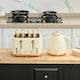 image 6 of HOMCOM Kettle and Toaster Set 1.7L Rapid Boil Kettle & 4 Slice Toaster Beige