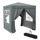 image 1 of Outsunny 2mx2m Pop Up Gazebo Party Tent Canopy Marquee with Storage Bag Grey