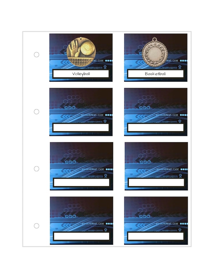 image 1 of My Proud Moments Medal, Badge & Certificate Case - Original Boys Blue