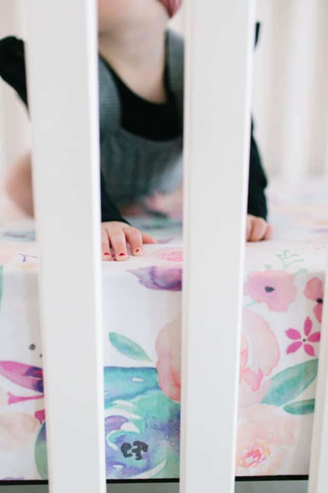 image 1 of Copper Pearl Premium Elasticised Cot Sheet Bloom