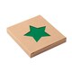 image 4 of MidOcean STARGUARD RPET Felt Coaster Set (Pack of 4) - Green - One Size