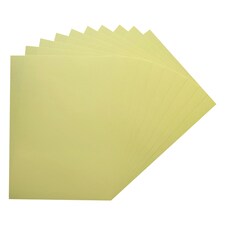 Pack of 100 A5 Coloured Paper 75gsm Sheets Yellow | Pastel Yellow | A5