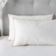image 3 of Luxury Goose Feather And Down Pillow Pair 100% Cotton Cover White