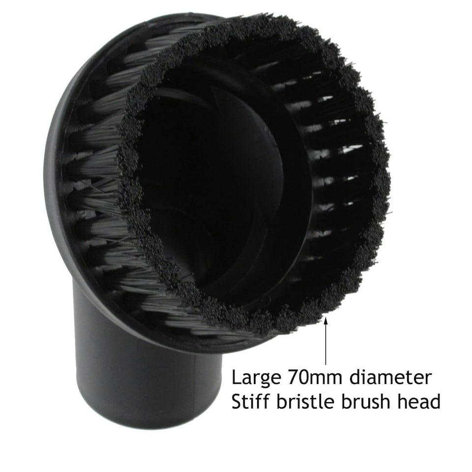 image 1 of SPARES2GO Vacuum Cleaner Tools Kit compatible with Karcher MV2 WD3 WD3P WD4 WD5 WD7 (35mm) Silver