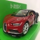 image 1 of Bugatti Chiron Red 2016 Welly 24077 Scale 1:24-27