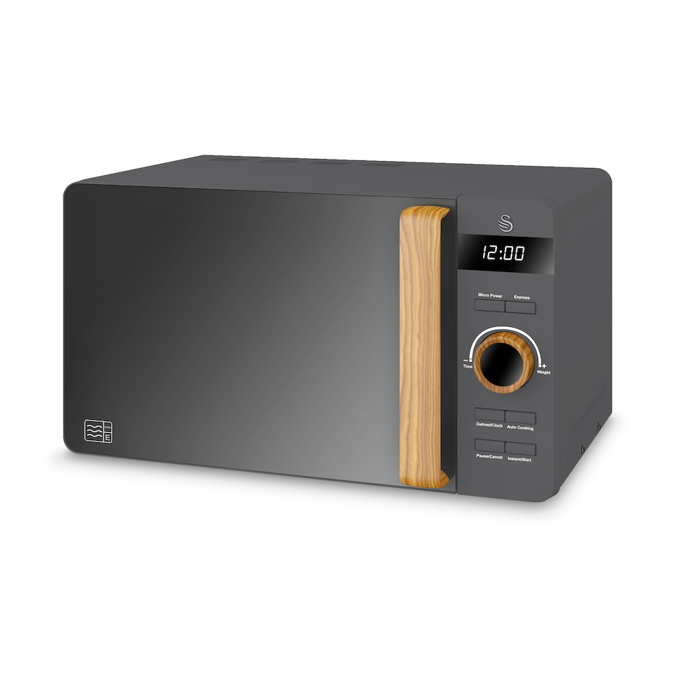 image 1 of Nordic 20L 800W Dig Microwave Grey LED