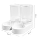 image 2 of Skylos 2 Packs Automatic Food Feeder Waterer Set 3.2L Plastic Dispenser Dog Cat