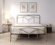 image 1 of Axton Double 4ft 6 Antique Bronze Metal Bed Frame | Bronze | Hand painted antique bronze finish | Double