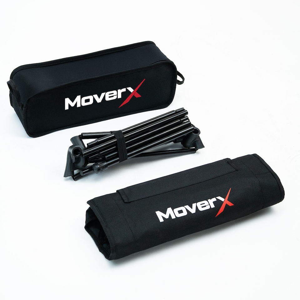 image 1 of MoverX Ultra Lightweight High Back Camping Chair, Foldable Garden Outdoor Picnic BBQ Festival Camp Chairs - Pack of 4