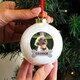 image 3 of Personalised Photo Upload Dog Christmas Bauble