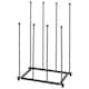image 1 of Hammer and Tongs Steel Wellington Boot Rack - 4 Pair - Black | Black | Black