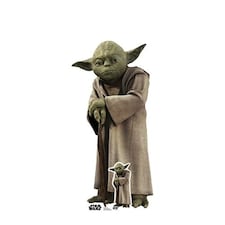 Yoda Master Jedi Star Wars Disney Star Mini Cardboard Cutout 76cm