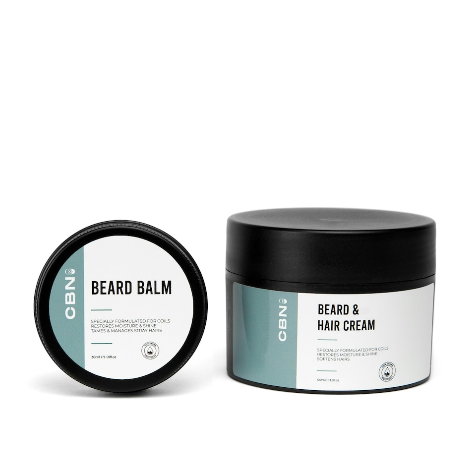 image 1 of Beard Balm & Cream Set