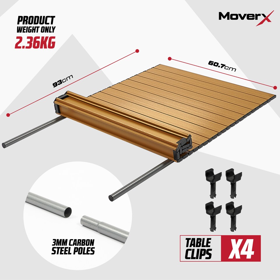 image 1 of MoverX 200L Folding Camping Table Trolley, Festival Wagon, Family Cart, Outdoor, Beach