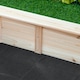 image 8 of Outsunny Kids Wooden Sand Pit Children Sandbox with Cover Outdoor Playset
