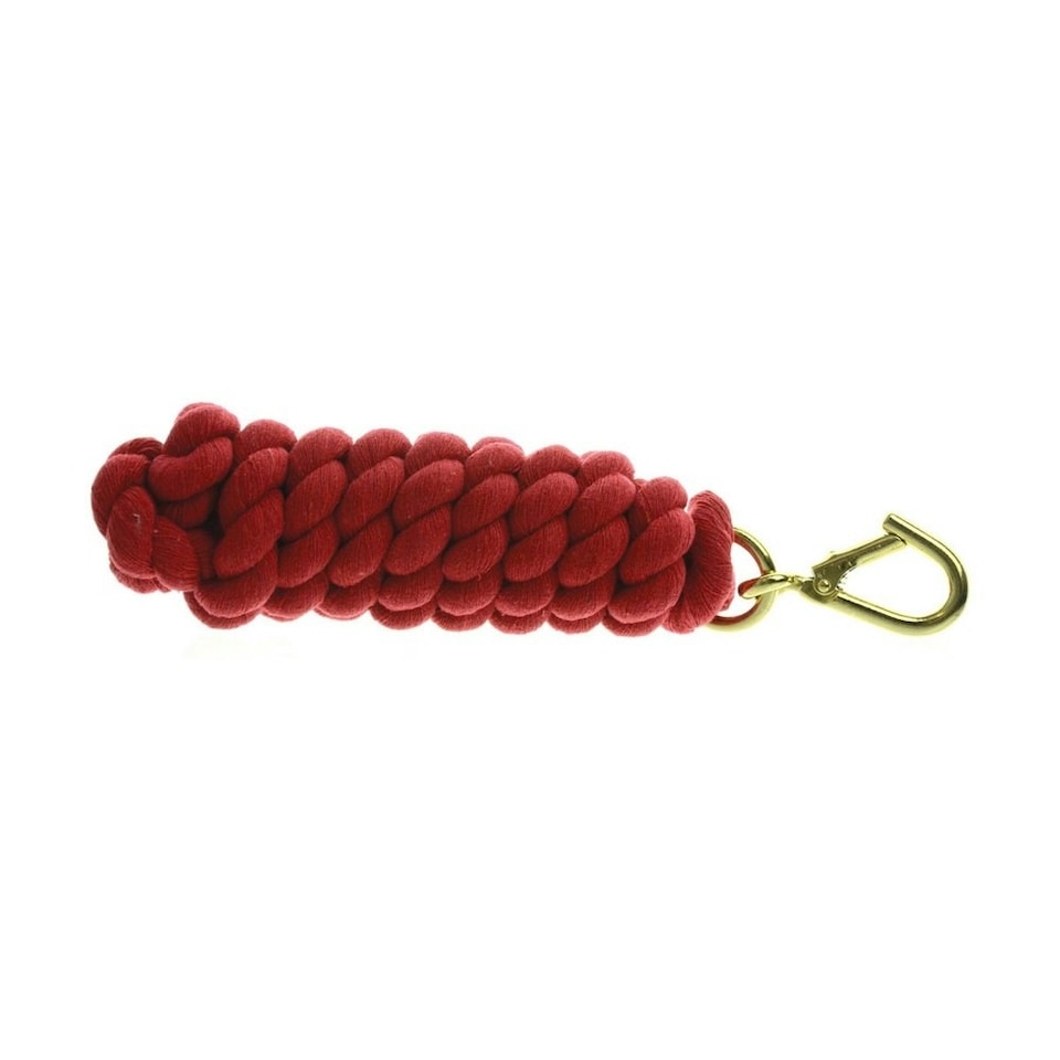 Hy Extra Thick Lead Rope - Red - 2m