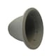 image 4 of 4x Grey Round Bell Plant Pot 45cm Plastic Bell Planter Patio Flowerpot