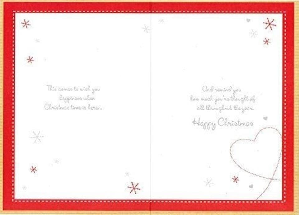 image 1 of Hallmark - 'Special Wishes From Both of Us' - Cute Bear Christmas Card - CH0313