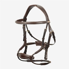 LeMieux Kudos Clear Arc Bridle Brown | Full