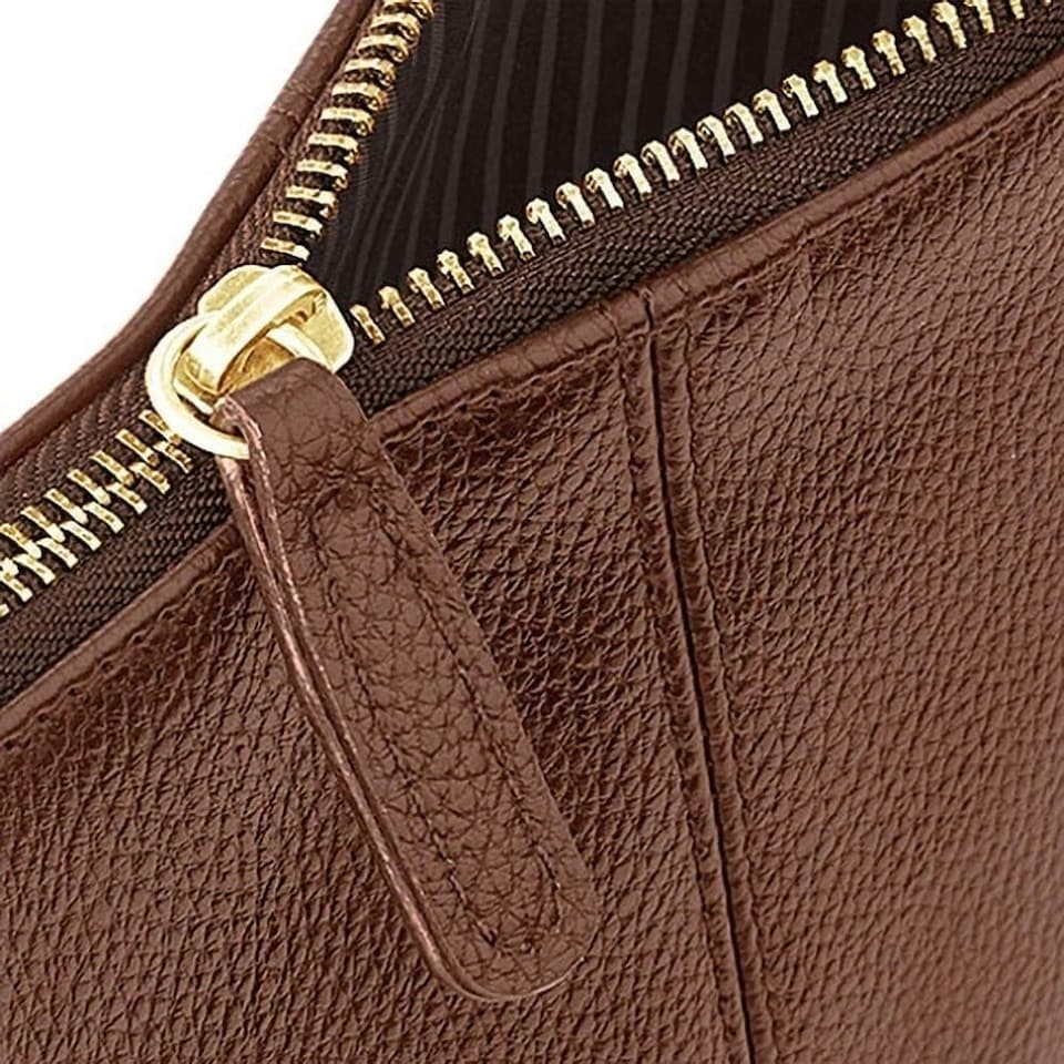 image 1 of Quadra Nuhide Accessory Pouch - Tan - One Size | Multi