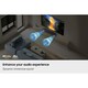 image 4 of Samsung B-Series 2.0ch Soundbar with Built-In Subwoofer - Black HW-B400F