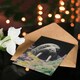 image 4 of The Walrus Cavern Surreal Alien Landscape Stars Birthday Greeting Card