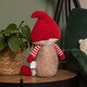 image 4 of 28cm Red and White Sitting Christmas Gonk with Mushroom Hat