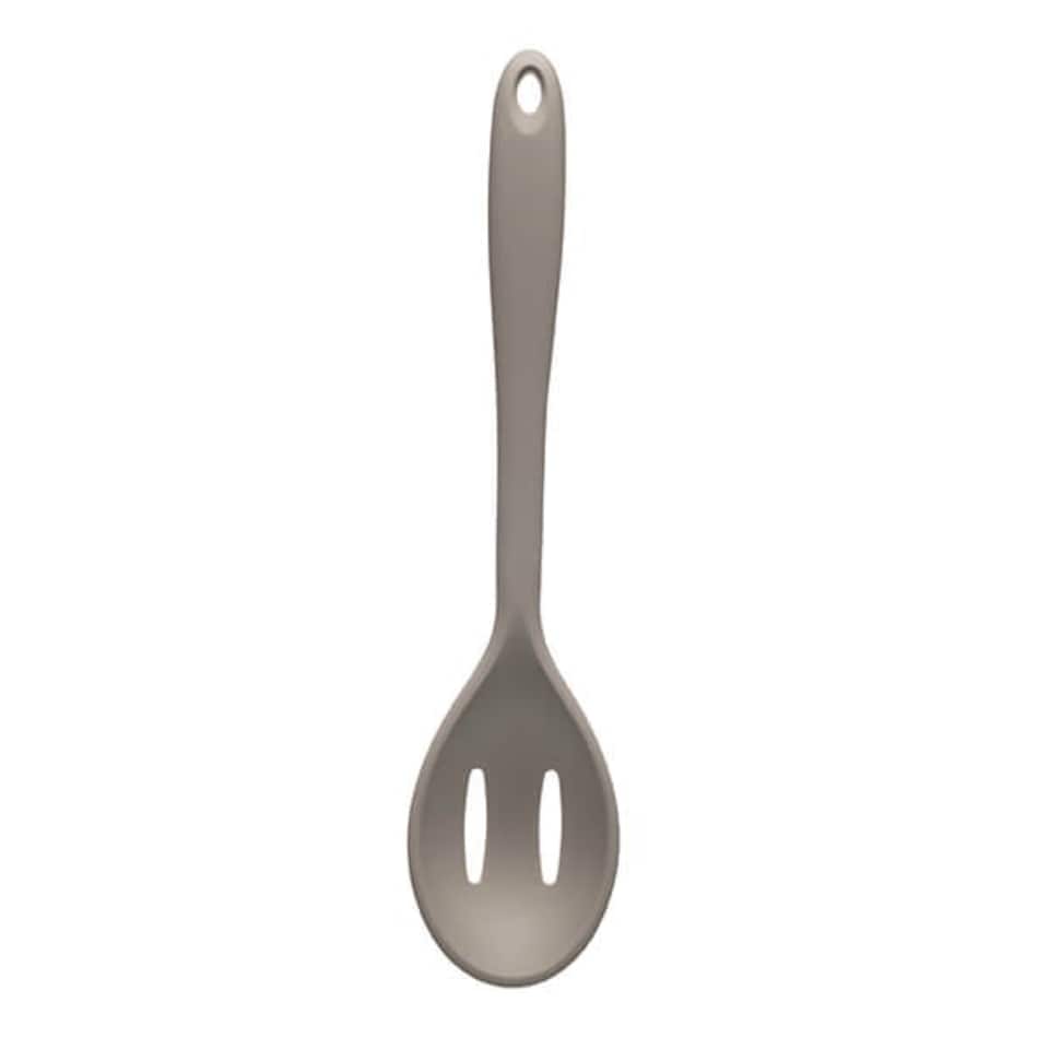 image 1 of Fusion Twist Silicone Slotted Spoon Grey