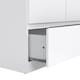 image 8 of Naia Wardrobe with 2 Doors 1 Drawer in White High Gloss