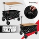 image 5 of MoverX 200L Folding Camping Table Trolley, Festival Wagon, Family Cart, Outdoor, Beach