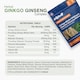 image 7 of Zipvit Ginkgo Biloba 6000mg & Siberian Ginseng 600mg with Vitamin B3 & B5, Energy & Mental Performance, 120 Vegan Tablets, 4-Month Supply