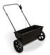 image 1 of Black Salt/Seed/Fertiliser Drop Spreader With 30kg Capacity, Rock Salt Spreader With Cable Controlled Flow, No Motors/Batteries