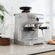 image 5 of HOMCOM Espresso Machine with Integrated Bean Grinder & Steam Wand, Bean to Cup Coffee Machine with 15 Bar Italian Pump, 2L Water Tank, Cappuccino Maker, Stainless Steel Silver