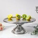image 2 of GEEZY Stainless Steel Cake Stand Pastry Plate Serving Dish 33 cm
