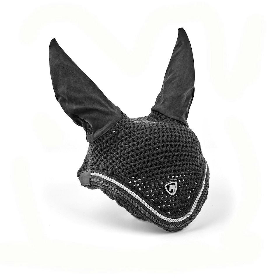 image 1 of Shires ARMA Fly Hood Blue | Size: Cob
Colour: Navy