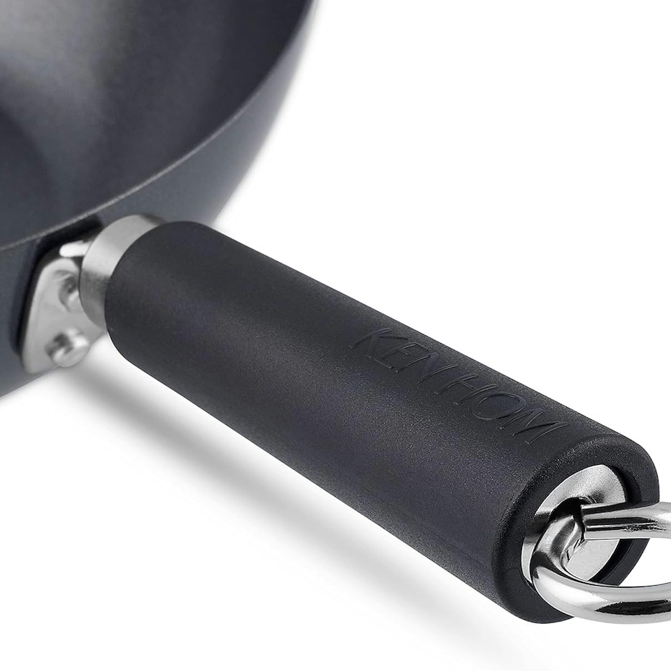 image 1 of Ken Hom Excellence 27cm Non-Stick Carbon Steel Wok
