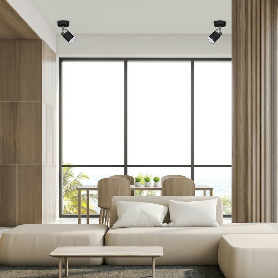 image 1 of Milagro Wall Lamp Joker Black 1XGU10