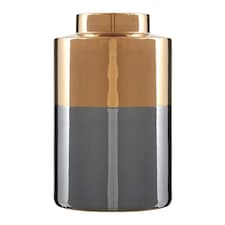Interiors by Premier Grey Large Metallic Vase Multi