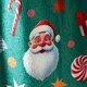 image 2 of Catherine Lansfield Christmas Icons Cosy Fleece 130x170cm Blanket Throw Green Green