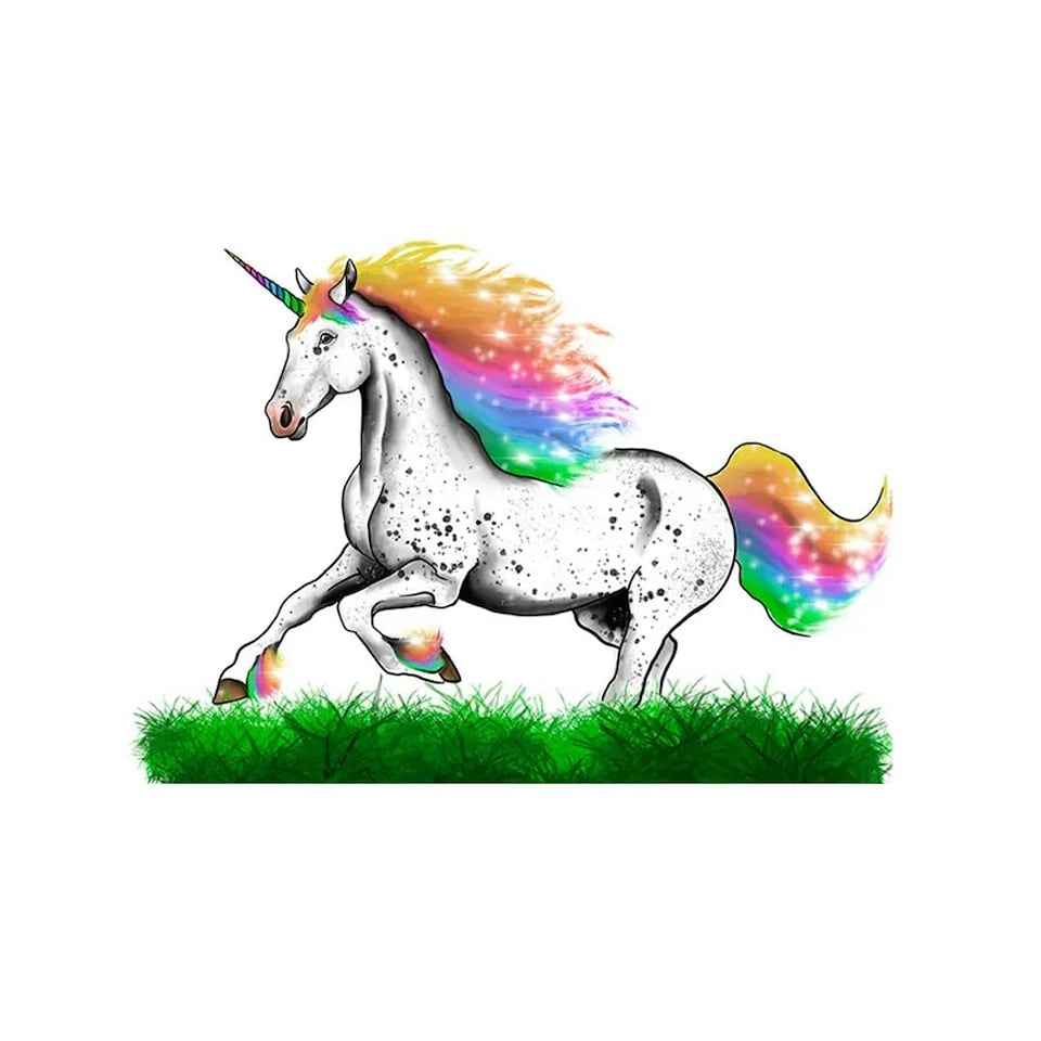Kevin Milner Unicorn Greetings Card - Multicoloured - One Size