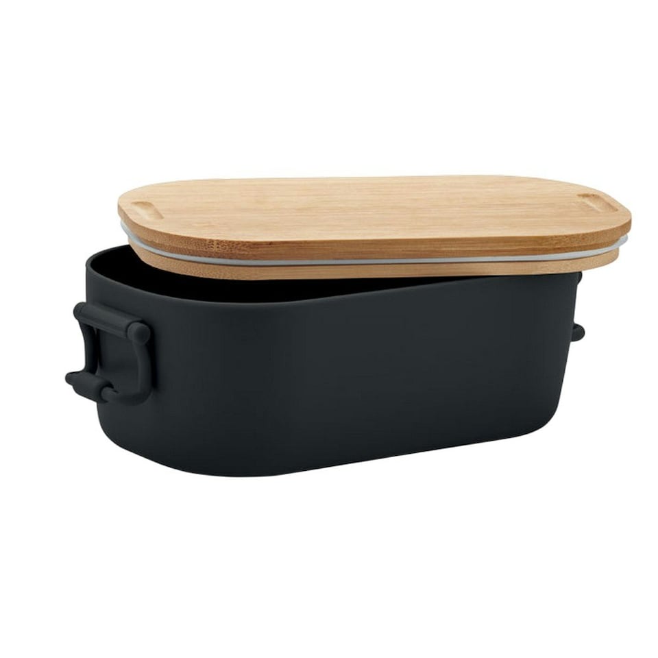 image 1 of MidOcean Lekker PP Plastic 700ml Lunch Box - Black - One Size