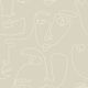 image 1 of Pablo Wallpaper in Stone | Cream | Stone