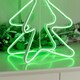 image 2 of ValueLights Christmas Tree Green Illuminated Decoration and Integrated 2835 Integrated LED 6W Green Bulb
