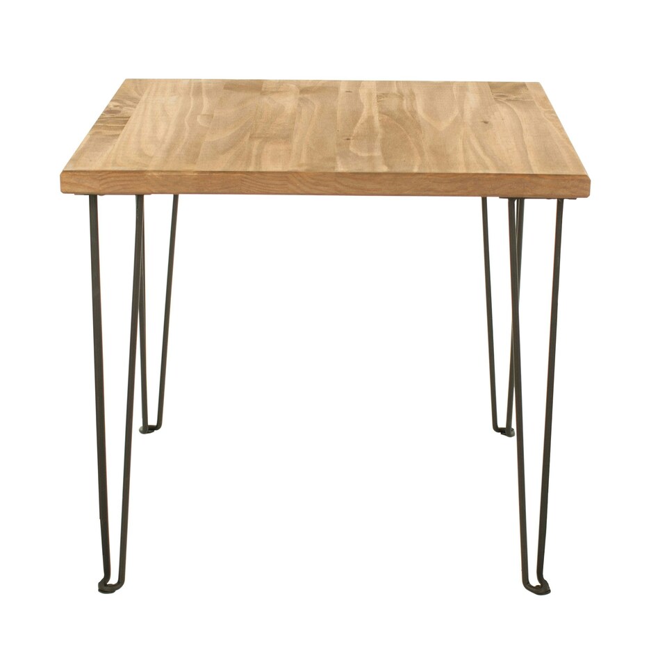 image 1 of Core Products Augusta Industrial Pine Standard Lamp Table H47.5cm x W53.8cm x D53.8cm Brown
