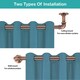 image 4 of Lister Cartwright 25mm Antique Copper Industrial Pipe Extendable Curtain Pole Heavy Duty Metal Curtain Rod(70-120 cm)