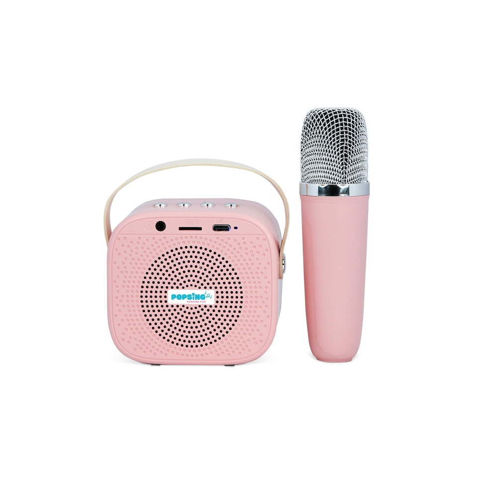 image 1 of Hello Kitty PopSing LED Light-Up Wireless Karaoke Speaker & Microphone