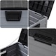 image 6 of Living and Home 290L Outdoor Plastic Garden Storage Box with Wheels, Black | Black | 290L | 1