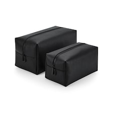 Bagbase Toiletry Bag - Black/Black - 28cm x 14cm x 14cm